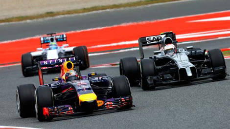 Felipe Massa, Kevin Magnussen, Sebastian Vettel