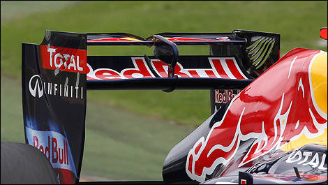 F1 Red Bull rear wing