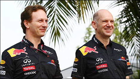F1 Christian Horner Red Bull Racing Adrian Newey