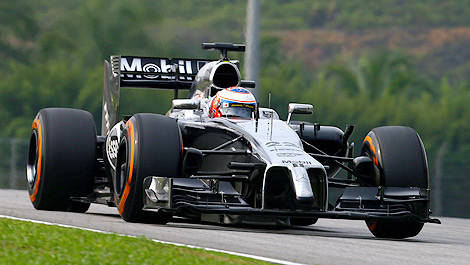 F1 Jenson Button McLaren MP4-29 Mercedes