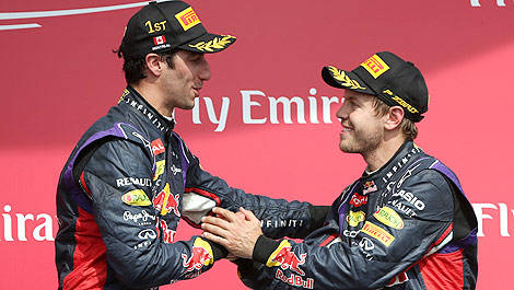 F1 Daniel Ricciardo Sebastian Vettel