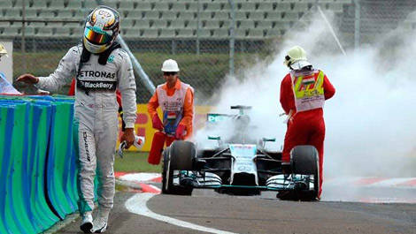 F1 Lewis Hamilton Hungarian Grand Prix Mercedes W05