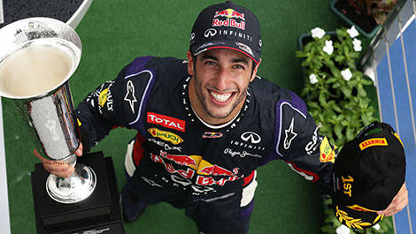 F1 Daniel Ricciardo Red Bull Hungary