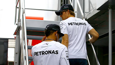 F1 Mercedes AMG Nico Rosberg Lewis Hamilton