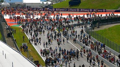 F1 Red Bull Ring crowd