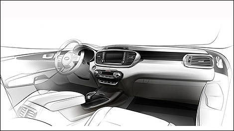 Kia Sorento habitacle