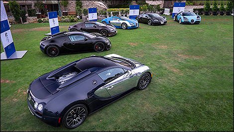 Bugatti a présenté ses Légendes à Pebble Beach
