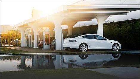 First Tesla Superchargers arrive in Canada 