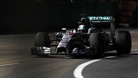 Lewis Hamilton Singapore F1 Mercedes W05