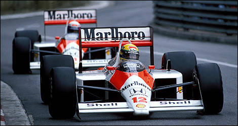 F1 Ayrton Senna McLaren 1998 Alain Prost