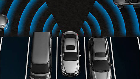 Alerte de trafic transversal arrière