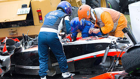 F1 Jules Bianchi crash Marussia Suzuka Japan