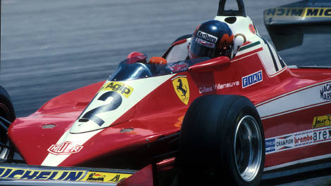 F1 Gilles Villeneuve Ferrari Montreal 1978 Canada