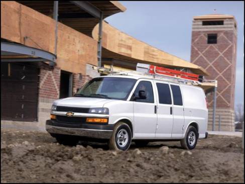 Cette année, GM ouvre un nouveau créneau en proposant ses fourgonnettes Express/Savana avec traction intégrale.