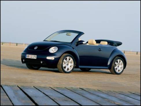 renez note que la Volkswagen Cabrio n'est plus disponible depuis environ 3 mois. Elle sera remplacée par la New Beetle Cabrio qui fera son apparition au début de 2003.