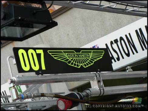Aston Martin marketing asked LeMans organizers for a three- digit numbering systems for their James Bond movie connection. (Photo: John LeBlanc)