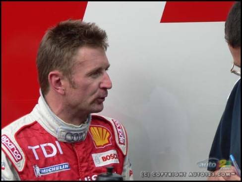 Audi Sport Team Joest racer, Alan McNish, went on to finish third in the number 7 Audi R10 V12 TDI. (Photo: John LeBlanc)