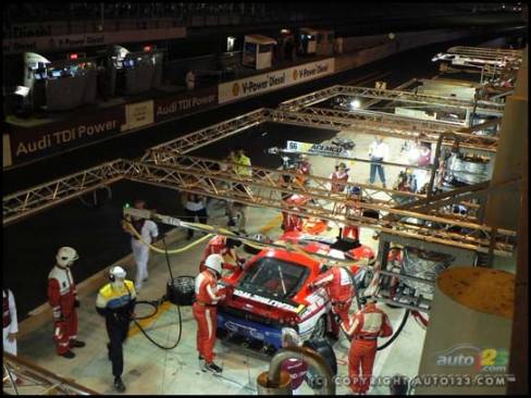 Scuderia Ecosse's Ferrari 430 GT finished third in its LM GT2 class and 17th overall. (Photo: John LeBlanc)
