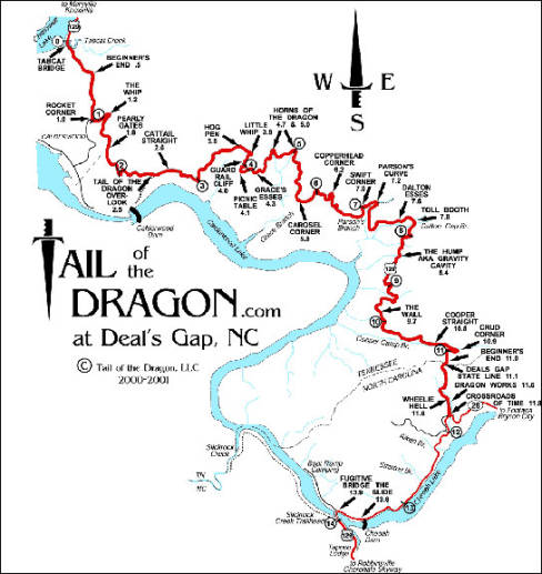 Tail of the Dragon (Photo gracieuseté de Porsche)