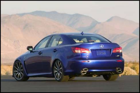 2008 Lexus IS-F (Photo: Toyota)