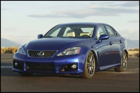 2008 Lexus IS-F (Photo: Toyota)