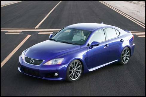 2008 Lexus IS-F (Photo: Toyota)