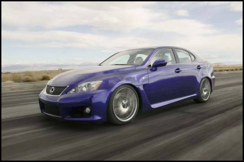 2008 Lexus IS-F (Photo: Toyota)