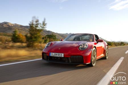 Porsche 911 Targa 2025, avant