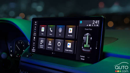 Touchscreen of 2023 Honda Accord Hybrid Sport