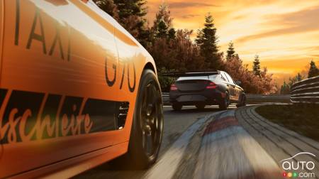 Le concept Genesis G70 Track Day Special, sur la piste