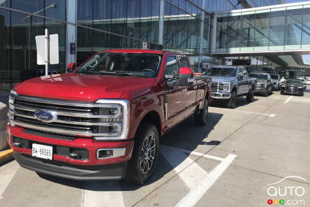 Avant du nouveau Ford F-250 2023