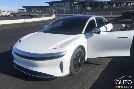 Michelin also helped us get to know the mighty Lucid Air Sapphire