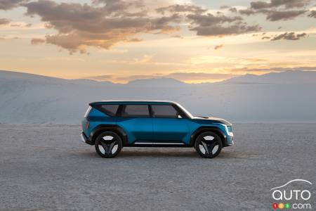 Kia Concept EV9, profil