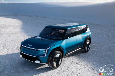 Kia Concept EV9, from above