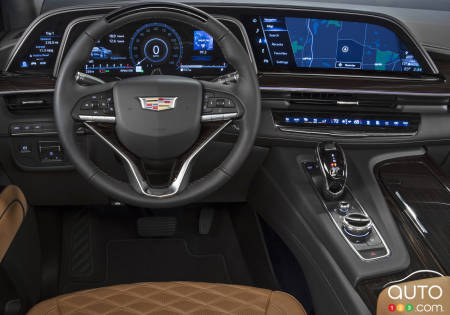 Cadillac Escalade 2021, écrans