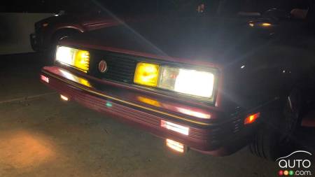 The 1990 Pontiac 6000, headlights