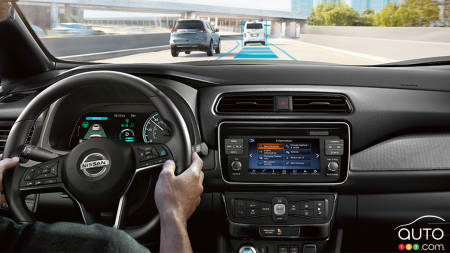 Système ProPilot Assist dans la Nissan LEAF 2018