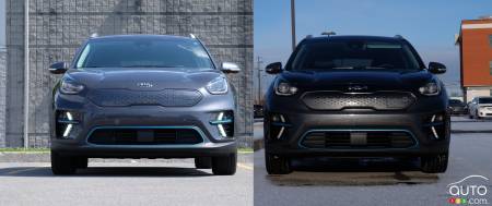 Le Kia Niro EV 2020 et le Kia Niro EV 2022