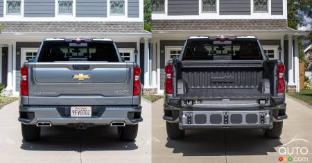 2021 Chevrolet Silverado, rear