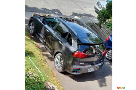 Kia Niro EV, from above