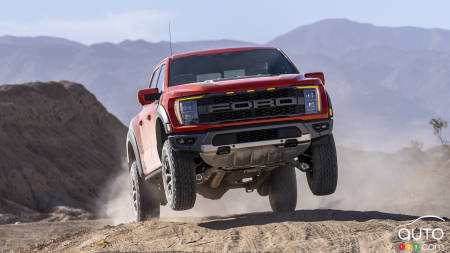 Ford F-150 Raptor, en vol