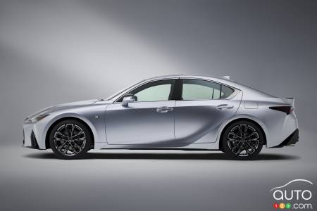 2021 Lexus IS F-Sport, profile