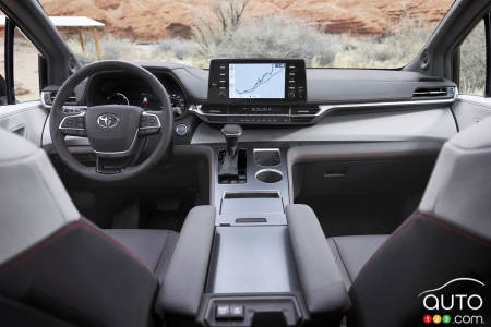 Toyota Sienna XSE 2021, intérieur