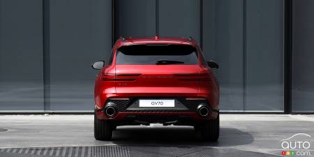 2022 Genesis GV70, rear