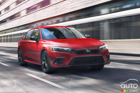 2022 Honda Civic Sedan sport red