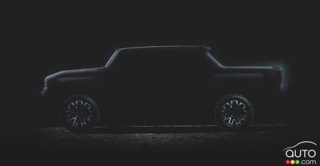 Profile of the new Hummer EV