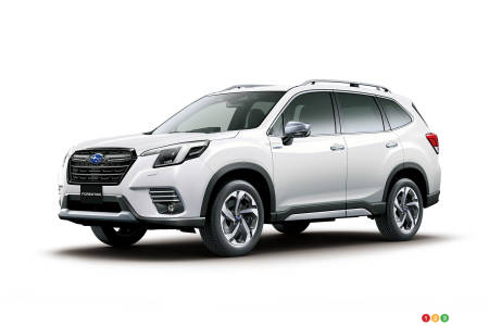 Subaru Forester 2022 (Japon), en blanc