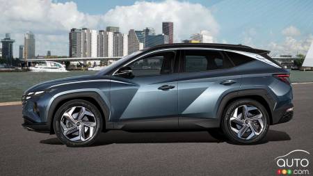 2022 Hyundai Tucson, profile