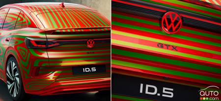 2022 Volkswagen ID.5, rear, badging
