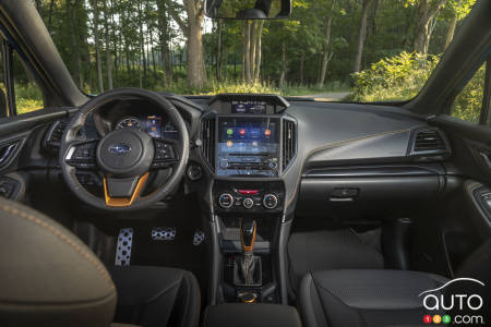 Subaru Forester Wilderness 2022, intérieur